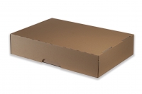 Krabice dno + víko - hnědá (520x370x115 mm)