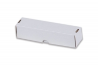 Dárková krabička FEFCO 0421 - bílo-hnědá (180x42x40 mm)