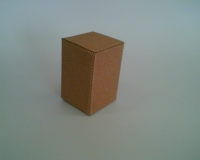 Dárková krabička "Lékovka" - hnědá (75x75x120)