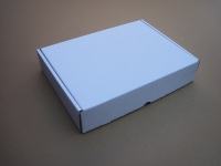 Skládací krabice FEFCO 0427 bílo-hnědá(400x300x80)