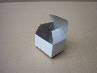 Dárková krabička "Lékovka" - bílo-šedá (80x60x45)
