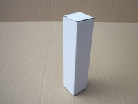 Dárková krabička "lékovka"- bílo-hnědá (40x40x180)