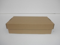 Dárková krabička dno + víko - hnědá (330x155x85)