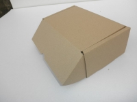 Skládací dárková krabička hnědá (235x145x90)