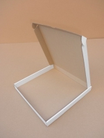 Dárková krabička FEFCO 0427 - bílá (290x290x30)
