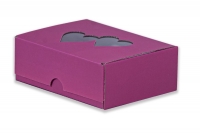 Krabička na výslužku - bordó (190x150x70 mm)