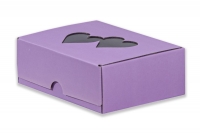 Krabička na výslužku - fialová (190x150x70 mm)