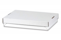 Krabice bílo - hnědá (330x240x60 mm)