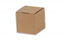 Dárková krabička 76x76x76 hnědá