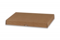 Dárková krabička bez průhledu – hnědá (370x270x40 mm)