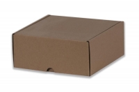 Dárková krabička hnědá (200x170x70 mm)