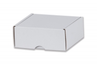 Dárková krabička Fefco 0427-bílo-hnědá(130x120x55)