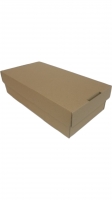 Dárková krabička dno + víko - hnědá (330x155x85)