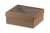 Dárková krabička s průhledem obdélník (260x230x110 mm)