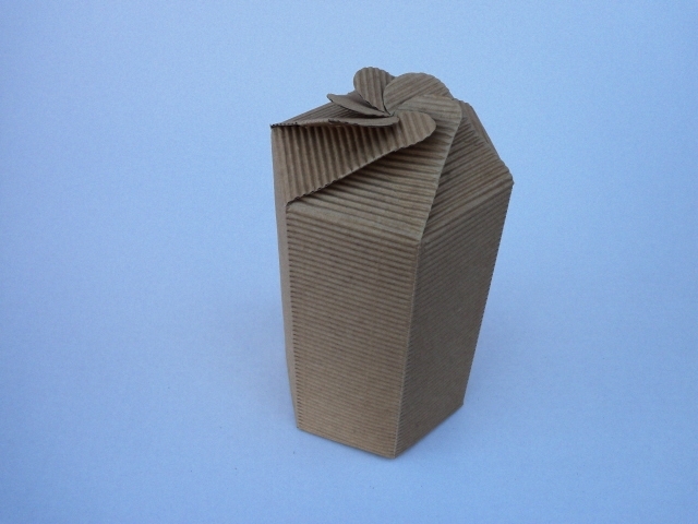 Dárková šestihranná krabička (60x60x170)