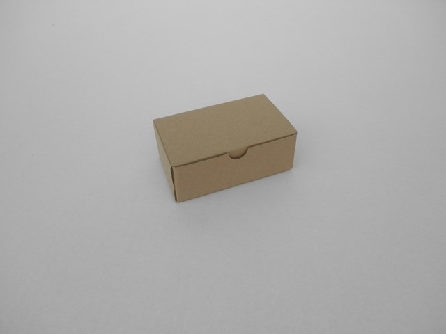 Skládací dárková krabička - hnědá - (100x60x35)