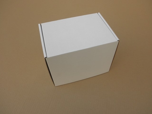 Dárková krabička Fefco 0427-bílo-hnědá-185x135x150