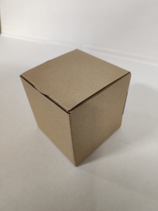 Dárková krabička 96x96x96 hnědá