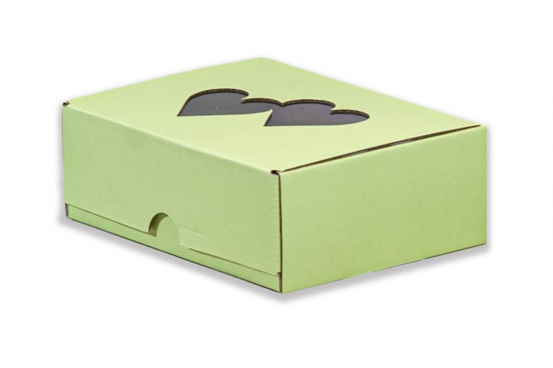 Krabička na výslužku  - zelená (190x150x70)