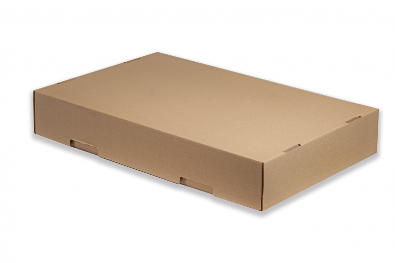 Krabice dno + víko - hnědá (550x370x90 mm)