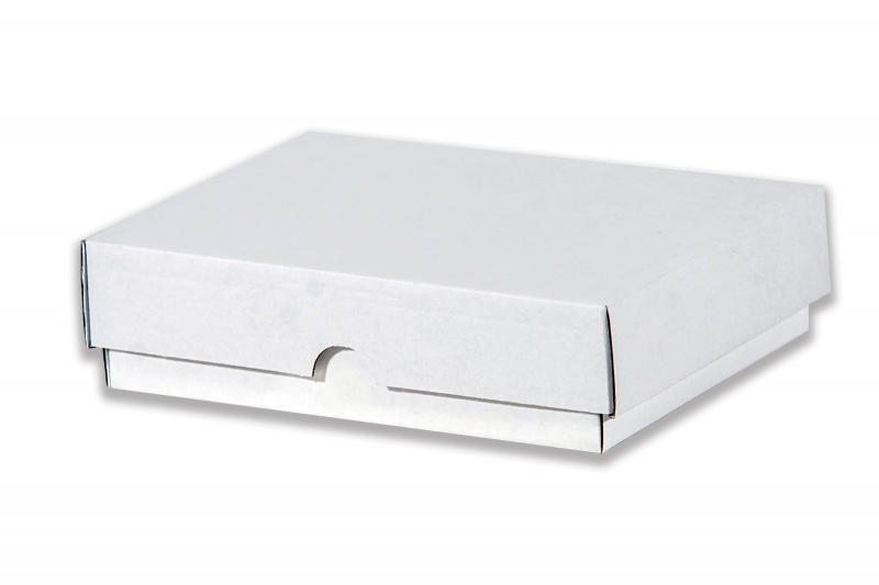 Krabice dno + víko bílá (190x145x50 mm)