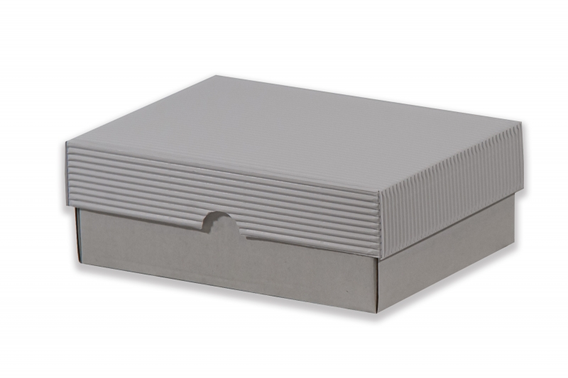 Dárková krabička bez průhledu – bílá (190x145x70 mm)