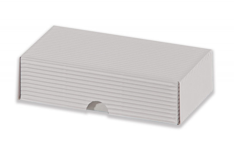 Dárková krabička bez průhledu – bílá (120x70x35 mm)
