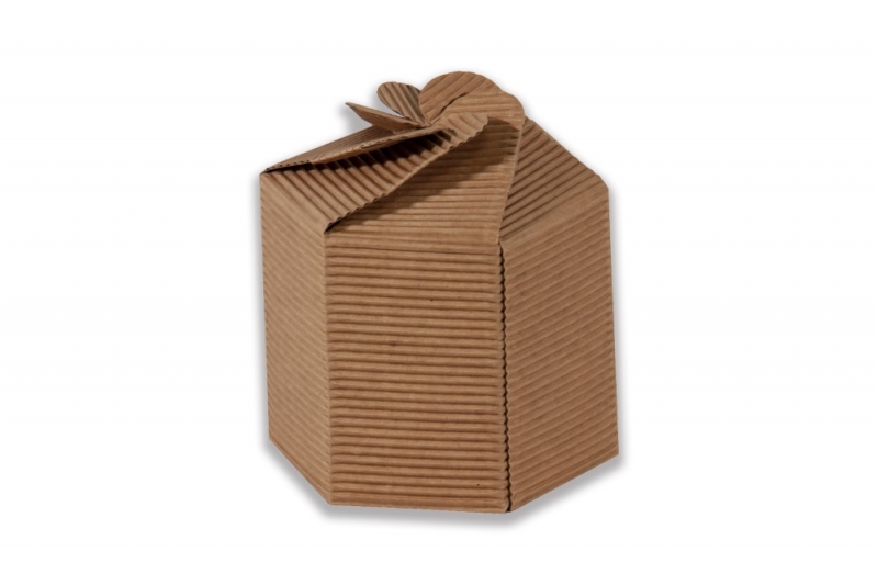 Dárková šestihranná krabička (60x60x100)